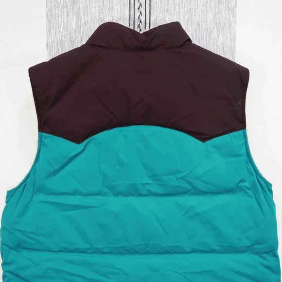 Patagonia Teal and Brown Vest - Picture 8 of 12